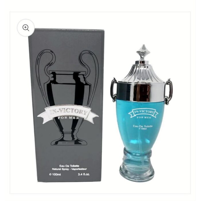 IN-VICTORY Infamous eau de parfum bottle and box
