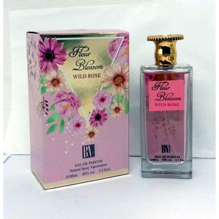 Fleur Blossom Wild Rose eau de parfum bottle and box